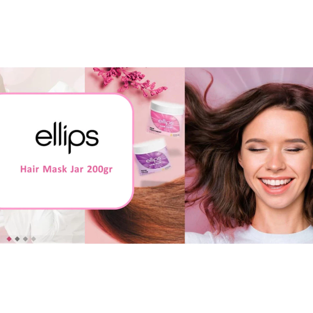 Kem Ủ Tóc Ellips Vitamin Hair Mask Giúp Tóc Chắc Khỏe Mềm Mượt 200g