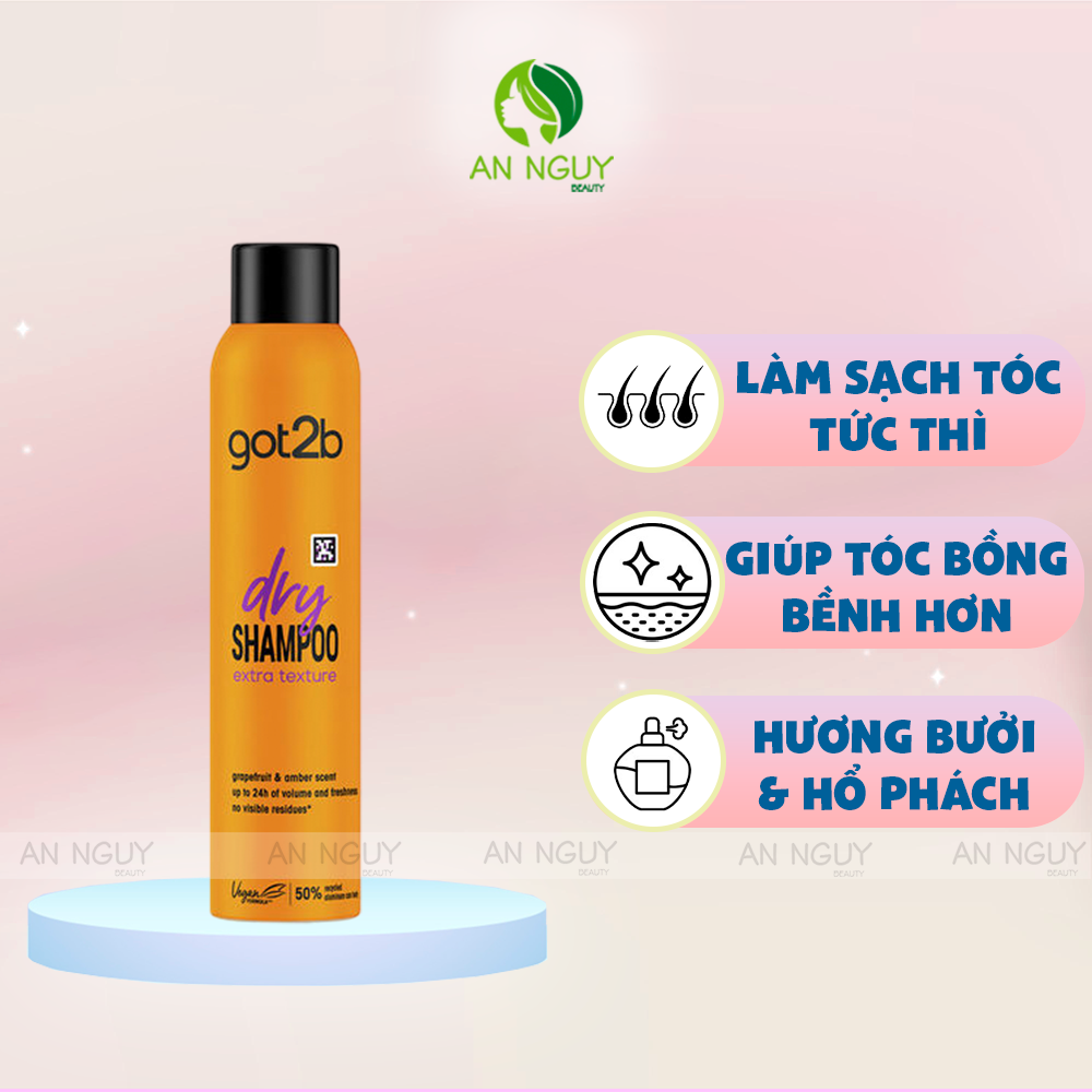 Dầu Gội Khô Got2b Extra Volume Dry Shampoo 200ml