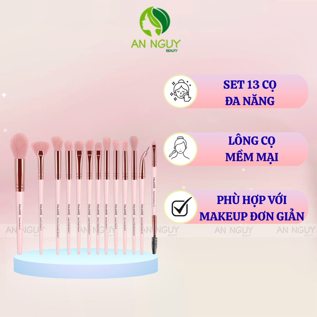 Set Cọ Trang Điểm Maange Đa Năng