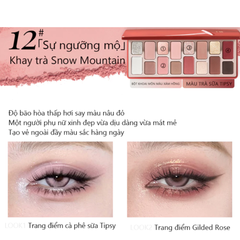Bảng Phấn Mắt 16 Ô Qianyan Cheeryep True Colors Staring 14.5g