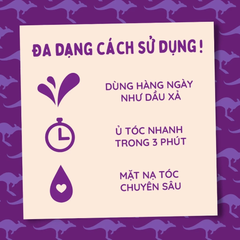 Dầu Xả Ủ Tóc Aussie 3 Minute Miracle Moisture Deep Treatment Dưỡng Ẩm Và Phục Hồi Tóc 225ml