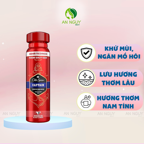 Xịt Khử Mùi Old Spice Deodorant Body Spray 150ml