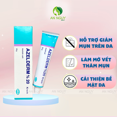 Kem Giảm Mụn Thâm Azelderm 20% Krem 30g