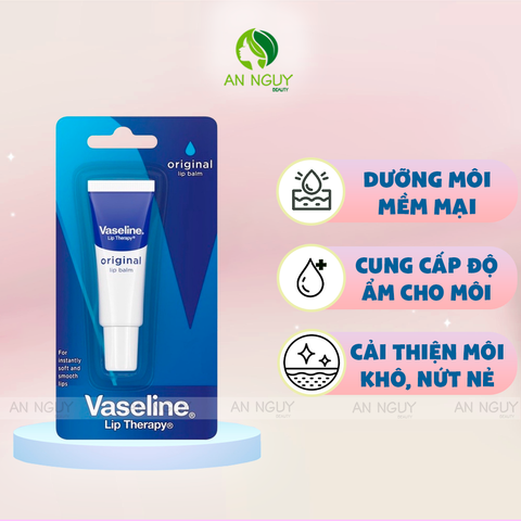 Son Dưỡng Môi Vaseline Lip Therapy Lip Balm 10g (Dạng Tuýp)