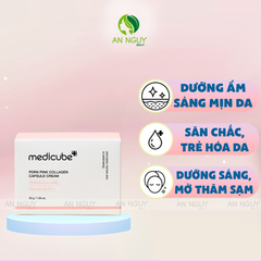 Kem Dưỡng Medicube PDRN Pink Collagen Capsule Cream Săn Chắc, Trẻ Hóa Làn Da 55g