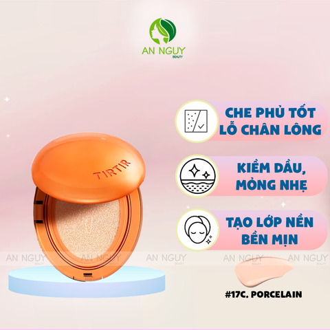 Phấn Nước Mini TIRTIR Mask Fit AI Filter Cushion Chuẩn Filter AI Hoàn Hảo, Kiềm Dầu Láng Mịn 4.5g