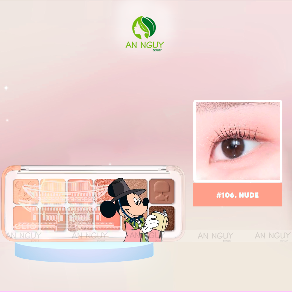 Bảng Phấn Mắt 12 Ô Clio Pro Eye Palette Air Kèm Túi Chuột (Phiên Bản Limited Edition)