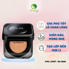 Phấn Nước Clio Kill Cover Founwear Cushion SPF40 PA++ 15g x 2 (Đen Vuông New)