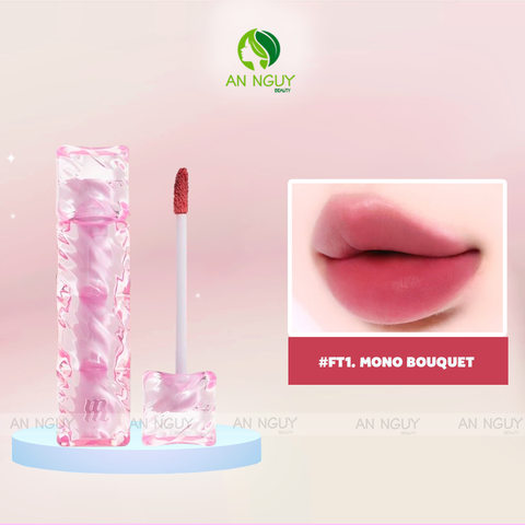 Son Tint Lì Merzy Water Fit Blur Tint Mịn Lì , Bền Màu, Fit Môi Tự Nhiên 3.7g