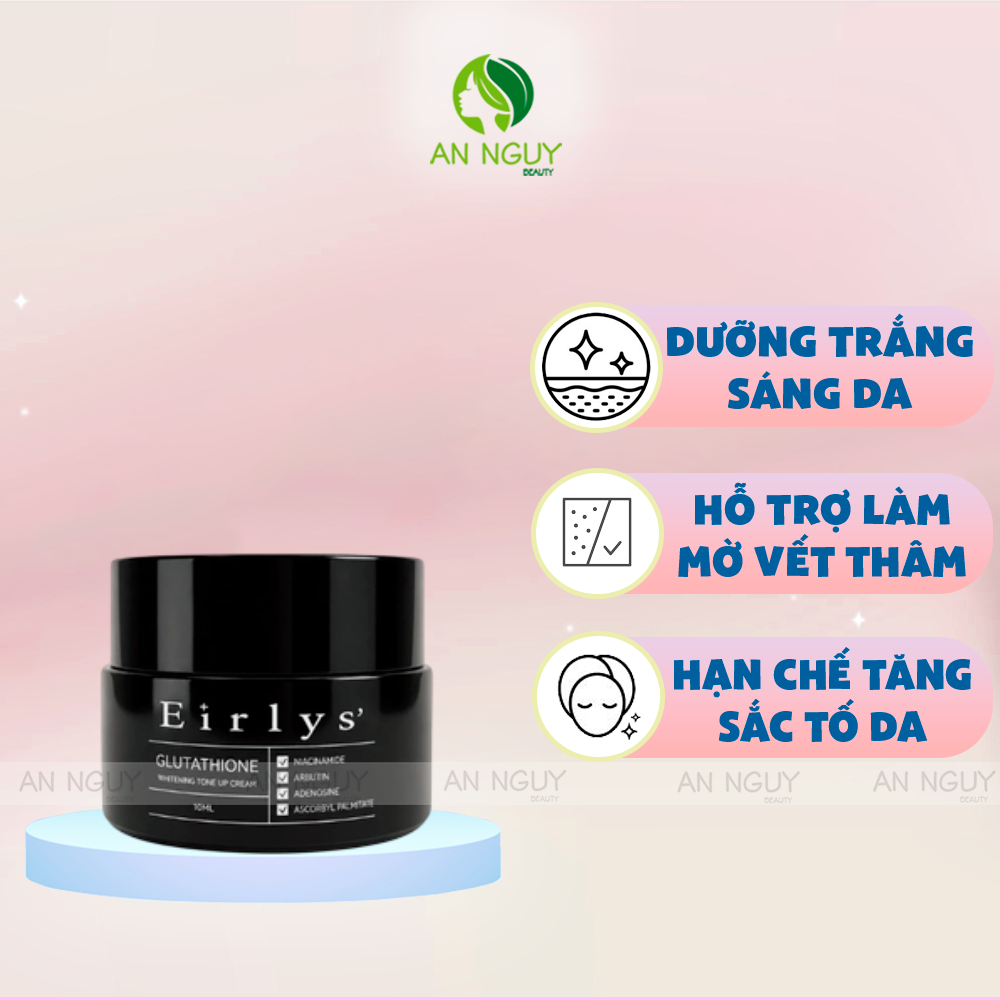 Kem Dưỡng Elysiderm Eirlys' Glutathione Whitening Tone Up Cream Plus Cấp Ẩm Nâng Tone Da Ban Ngày