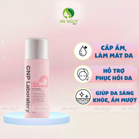Xịt Khoáng CNP Laboratory Vita-B Calming Ampule Mist Làm Mát & Dịu Da 50ml