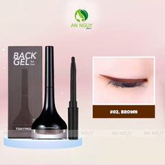 Gel Kẻ Mắt Tonymoly Back Gel Eyeliner Long Brush 4gr