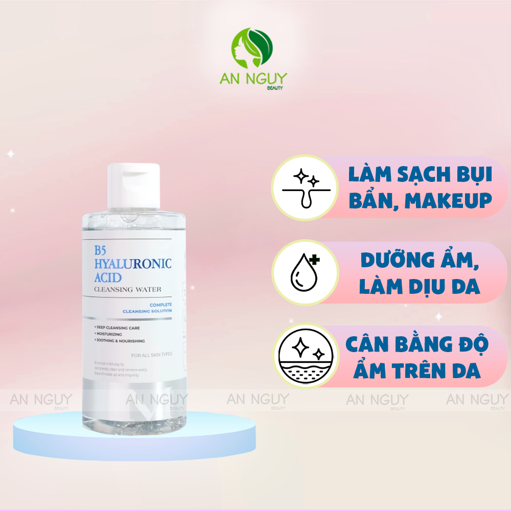Nước Tẩy Trang Melomeli B5 Hyaluronic Acid Cleansing Water Làm Sạch Sâu Cấp Ẩm Và Làm Dịu Da