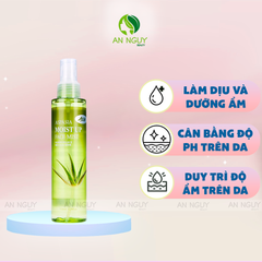 Xịt Khoáng Aspasia Moist Up Face Mist Aloe Vera Cấp Ẩm, Làm Dịu Da 150ml