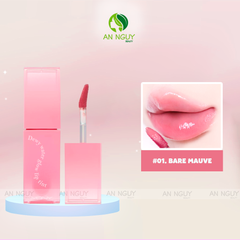 Son Bóng Pha Lê MQNY Dewy Water Glow Lip Tint Dưỡng Ẩm, Mềm Mịn Môi 3.5g
