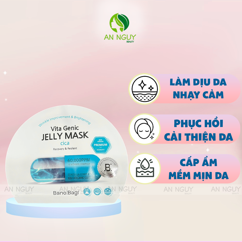 Mặt Nạ Bano:bagi Vita Genic Jelly Mask Dưỡng Da Trắng Khỏe 30gr