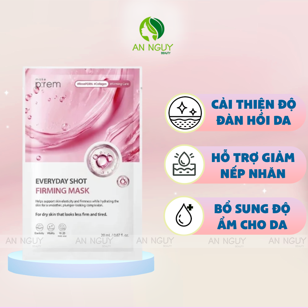 Mặt Nạ Dưỡng Da Make P:rem Everyday Shot Mask 27ml