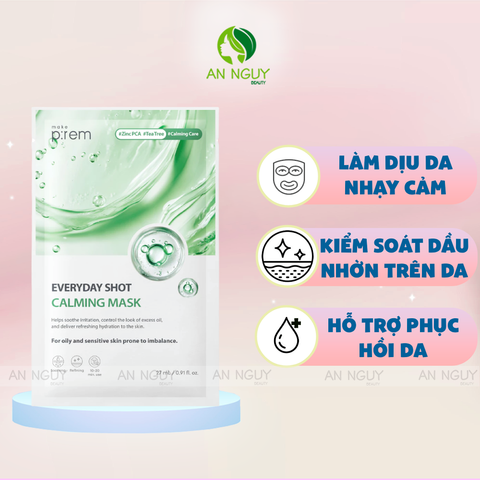 Mặt Nạ Dưỡng Da Make P:rem Everyday Shot Mask 27ml