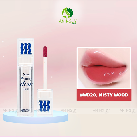 Son Tint Bóng Merzy New Watery Dew Tint Ẩm Mịn, Lâu Trôi Cho Đôi Môi Căng Mọng 4g