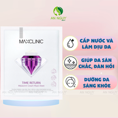 Mặt Nạ Maxclinic Time Return Melatonin Mask Sheets Cấp Ẩm, Dưỡng Sáng Da 28ml