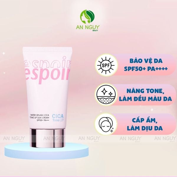 Kem Chống Nắng Espoir Water Splash Cica Tone Up Cream SPF50+ PA++++ 60ml