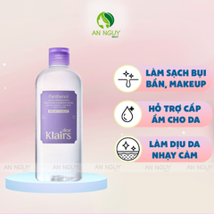 Nước Tẩy Trang Klairs Supple Preparation Unscented Cleansing Water Dành Cho Da Nhạy Cảm 400ml