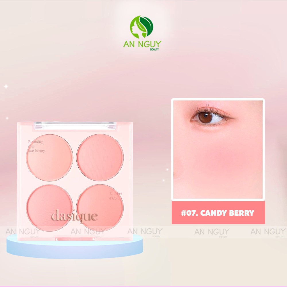 Phấn Má Hồng 4 Ô Dasique Blending Mood Cheek