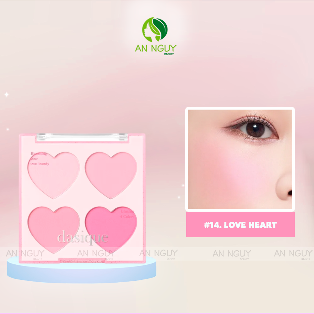 Phấn Má Hồng 4 Ô Dasique Blending Mood Cheek