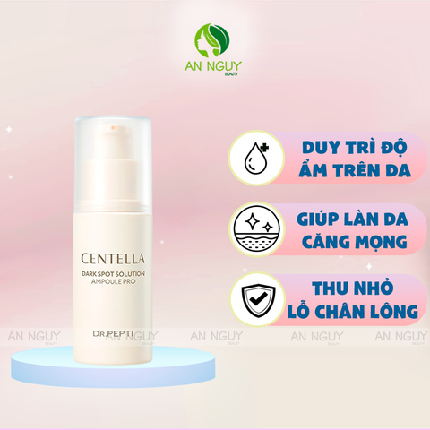 Tinh Chất Dưỡng Da Dr.Pepti Centella Dark Spot Solution Ampoule Dưỡng Trắng, Cải Thiện Nếp Nhăn 30ml