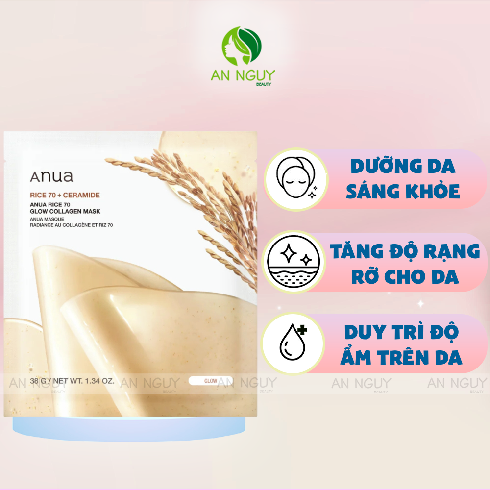 Mặt Nạ Thạch Dưỡng Da Anua Collagen Mask 38g