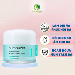 Kem Dưỡng Numbuzin No.1 Pantothenic B5 Active Soothing Cream Làm Dịu Da 80ml