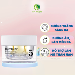 Kem Dưỡng Numbuzin No.5+ Vitamin Glutathione Dark Spot Laser Cream Sáng Da Mờ Thâm 50ml