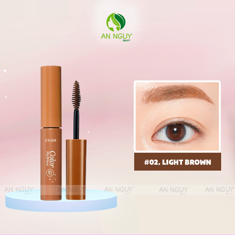 Mascara Lông Mày Etude House Color My Brows Màu Tự Nhiên Định Hình Chân Mày 4.5g