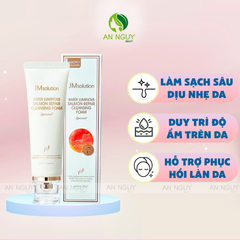 Sữa Rửa Mặt JMsolution Water Luminous Salmon Repair Cleaning Foam Chiết Xuất PDRN Từ Cá Hồi 120ml