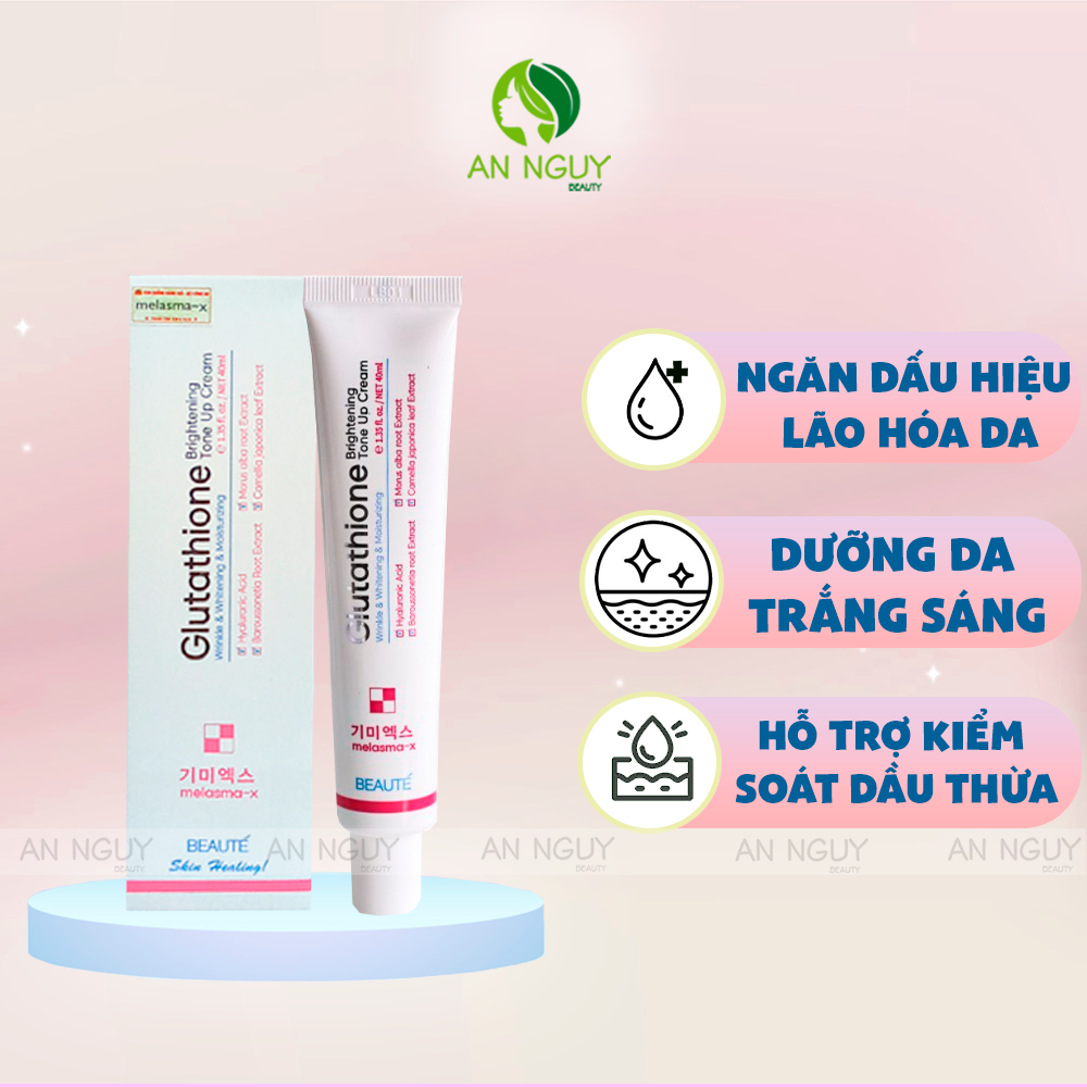 Kem Dng Melasma-X Beaut Glutathione Brightening Tone Up Cream Trng Da,  Chng Lo Ha 45mlKem Dng Beaut Glutathione Brightening Tone Up Cream Trng  Da, Chng  annguy.beauty