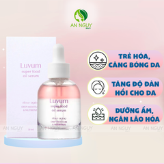 Tinh Chất Luvum Slow Aging Super Food Oil Serum Trẻ Hóa, Căng Bóng Da 30ml