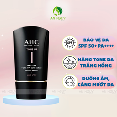 Tinh Chất Chống Nắng Nâng Tone AHC Masters Tone Up Sun Serum SPF 50+ PA++++ 50ml
