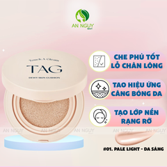 Phấn Nước TAG Căng Bóng Dewy Skin Cushion SPF 50+ PA+++ 15g