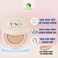 Phấn Nước TAG Căng Bóng Dewy Skin Cushion SPF 50+ PA+++ 15g