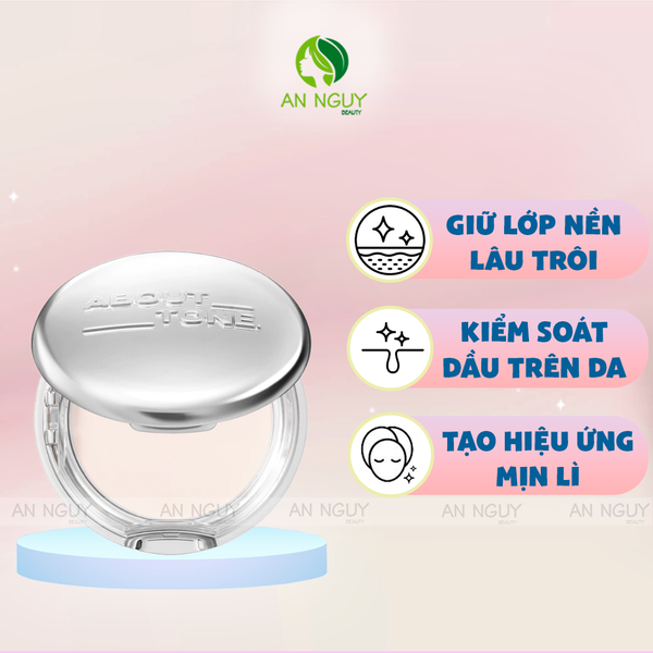 Phấn Phủ About Tone Blur Powder Pact Kiềm Dầu 9g