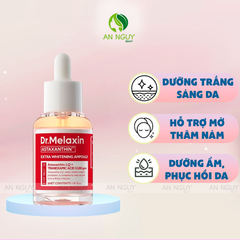 Tinh Chất Dr. Melaxin Astaxanthin Extra Whitening Ampoule Dưỡng Trắng, Mờ Thâm Chống Oxy Hóa 30ml