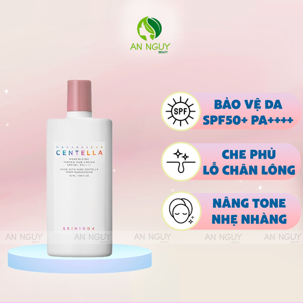 Kem Chống Nắng Skin1004 Madagasca Centella Poremizing Tinted Sun Cream SPF50+ PA++++ 50ml