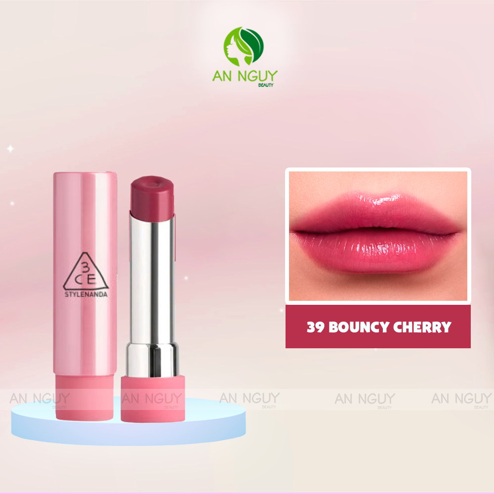 Son Bóng 3CE Glazy Lip Glow Dưỡng Ẩm 5g