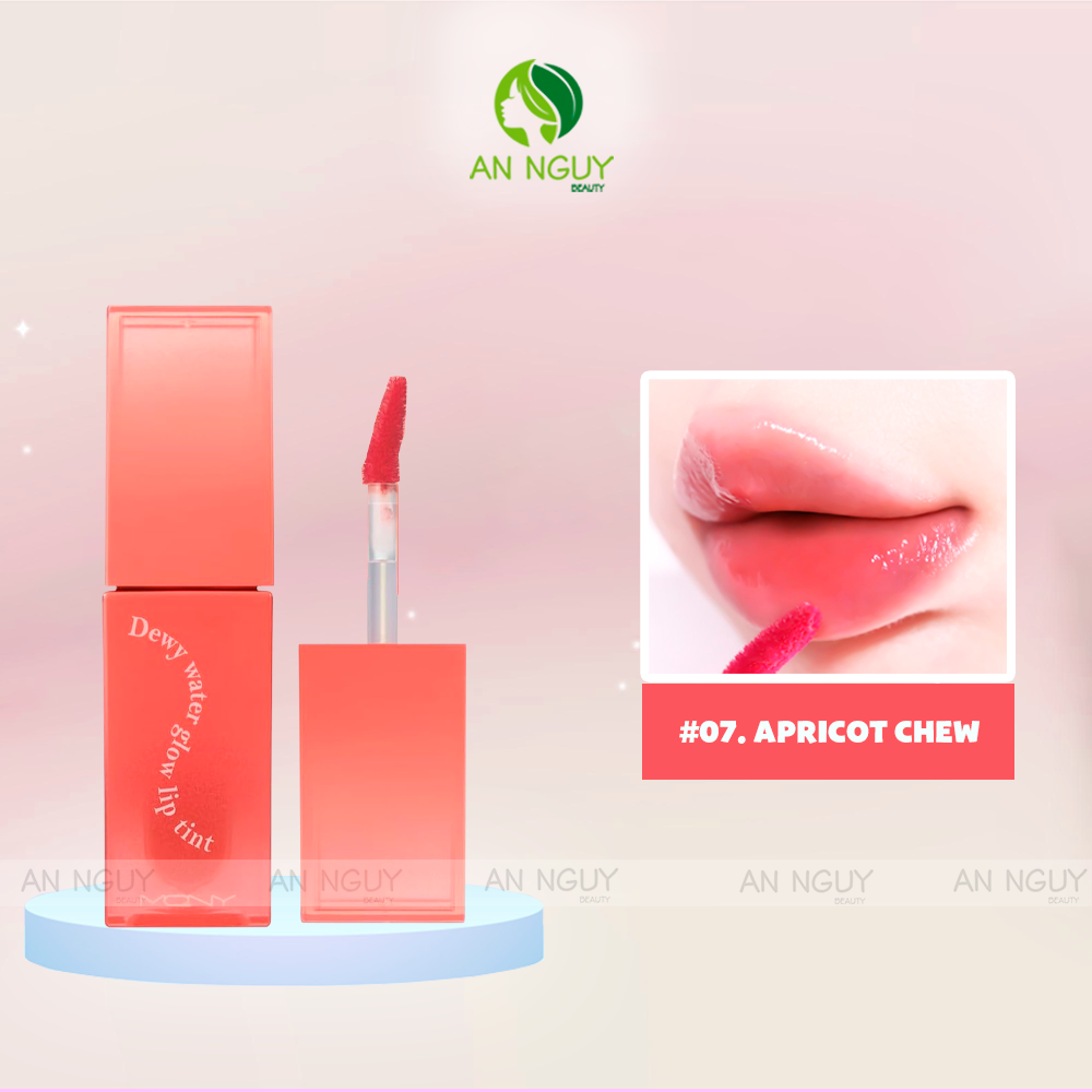 Son Bóng Pha Lê MQNY Dewy Water Glow Lip Tint Dưỡng Ẩm, Mềm Mịn Môi 3.5g