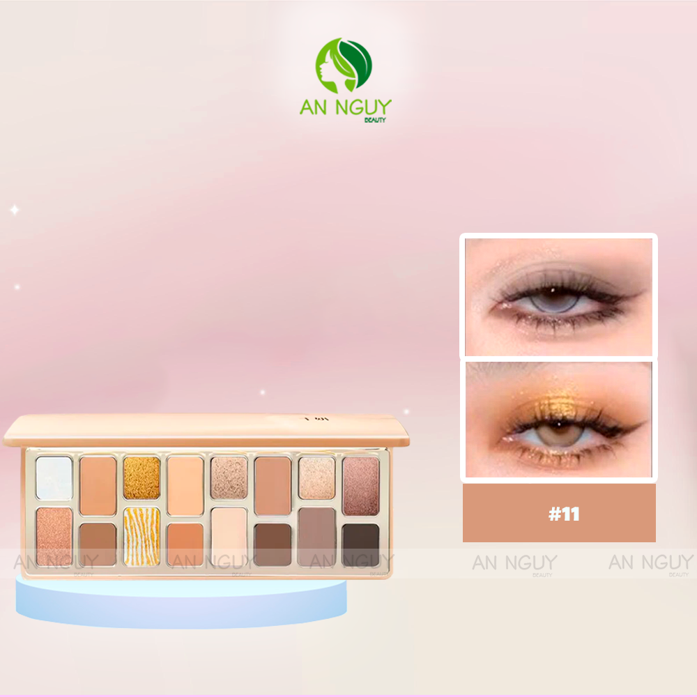 Bảng Phấn Mắt 16 Ô Qianyan Cheeryep True Colors Staring 14.5g