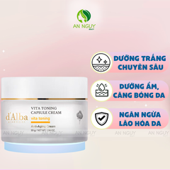 Kem Dưỡng d'Alba White Truffle Vita Toning Capsule Cream Dưỡng Trắng Da Và Cấp Ẩm Sâu 55g