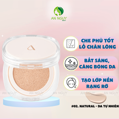 Phấn Nước Aperire Sheer Breese Cushion SPF 50+ PA+++ Bắt Sáng, Căng Bóng Tự Nhiên 13g
