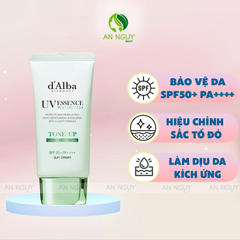 Kem Chống Nắng d'Alba UV Essence Waterfull+ Tone Up SPF50+ PA++++ Sun Cream Nâng Tone 50ml
