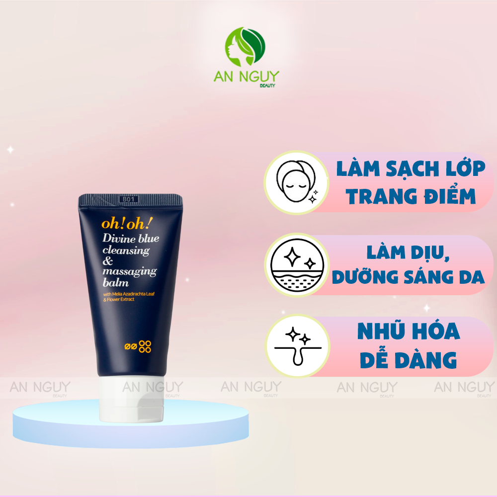Sáp Tẩy Trang Oh! Oh! Divine Blue Cleansing & Massaging Balm