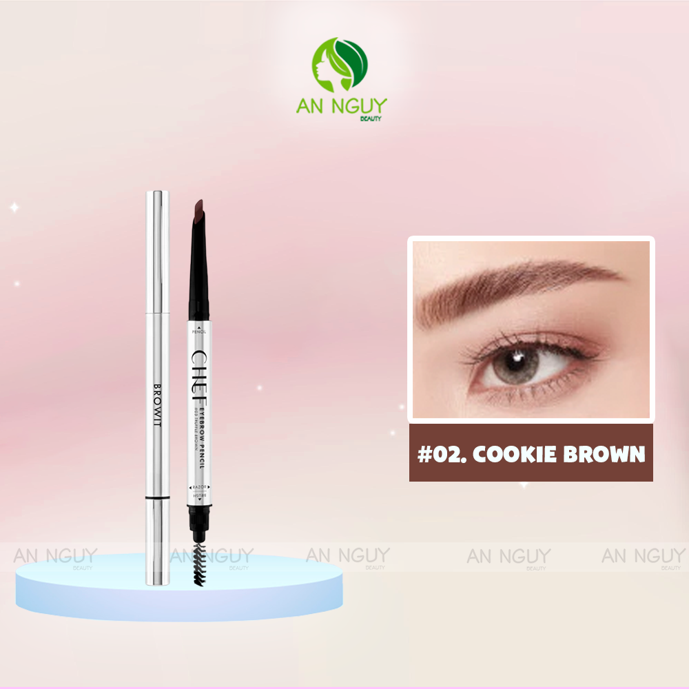 Chì Kẻ Mày Browit Chef Eyebrow Pencil Giúp Định Hình Chân Mày Sắc Nét Và Tự Nhiên 0.15g
